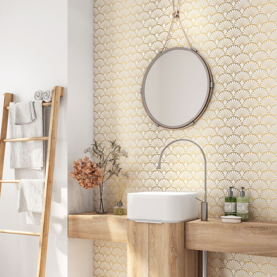 Vinilo Adhesivo para baño - Motivo Oriental