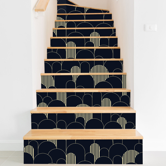 Vinilo Adhesivo para escaleras - Diseño de Arcos