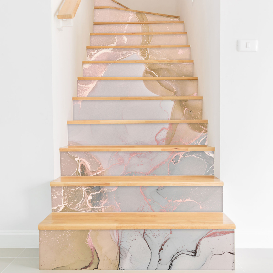 Vinilo Adhesivo para escaleras - Efecto Marmoleado