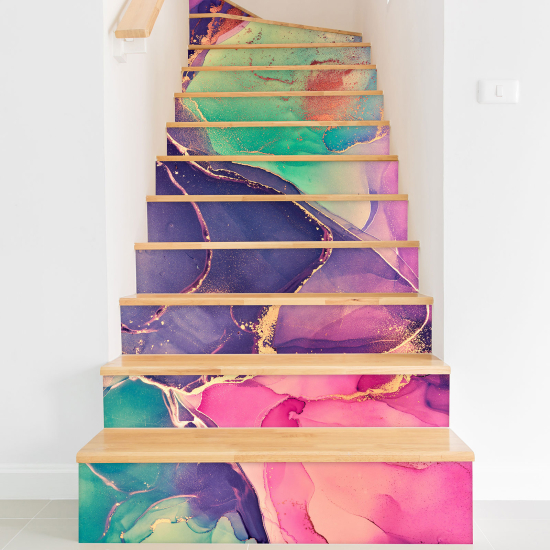 Vinilo Adhesivo para escaleras - Efecto Marmoleado