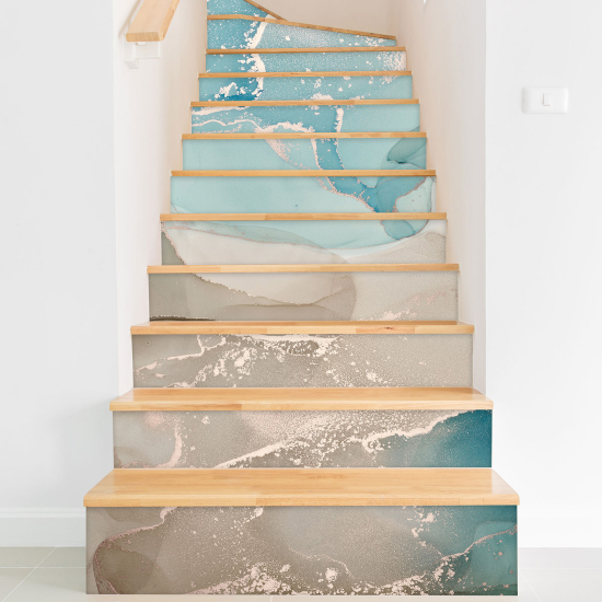 Vinilo Adhesivo para escaleras - Efecto Marmoleado