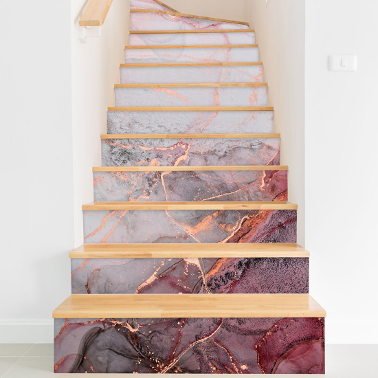 Vinilo Adhesivo para escaleras - Efecto Marmoleado