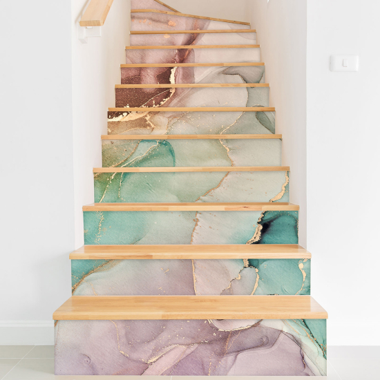 Vinilo Adhesivo para escaleras - Efecto Marmoleado