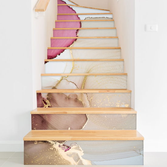 Vinilo Adhesivo para escaleras - Efecto Marmoleado