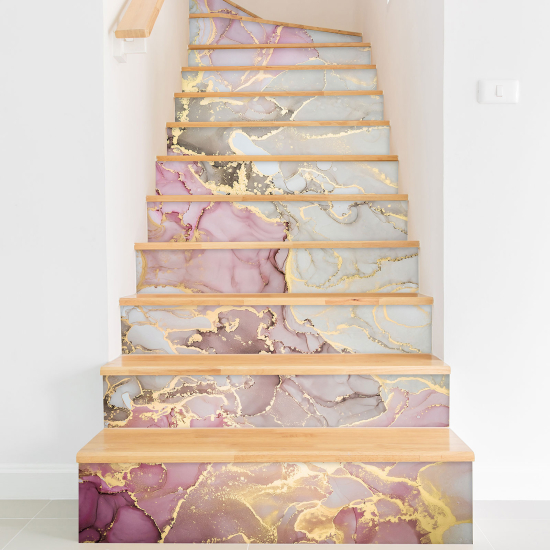 Vinilo Adhesivo para escaleras - Efecto Marmoleado