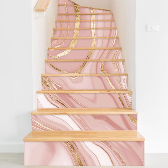 Vinilo Adhesivo para escaleras - Efecto Marmoleado