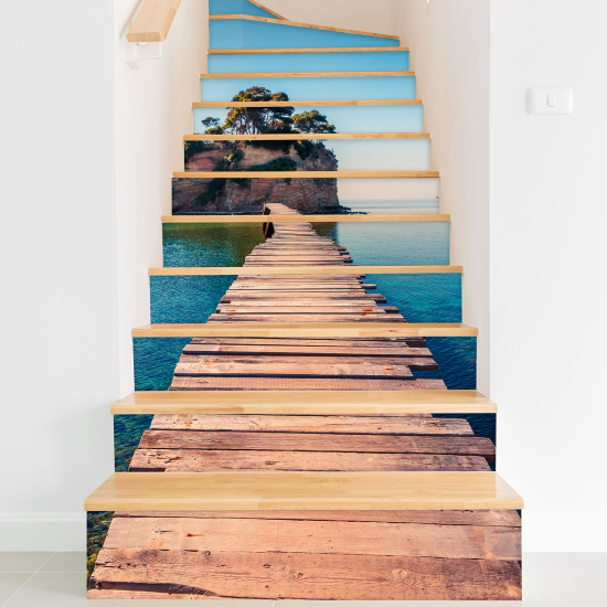 Vinilo Adhesivo para escaleras - Embarcadero