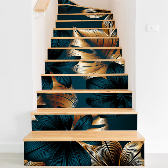 Vinilo Adhesivo para escaleras - Flores