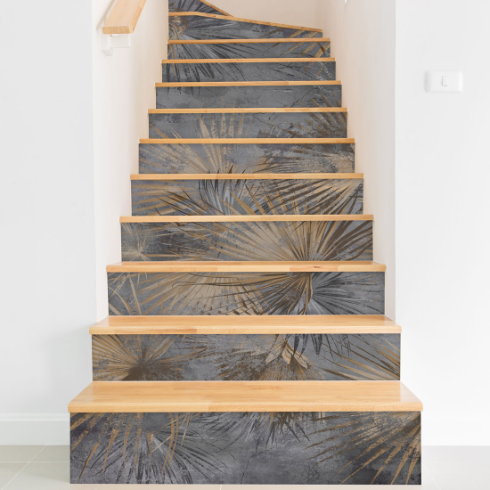 Vinilo Adhesivo para escaleras - Hojas
