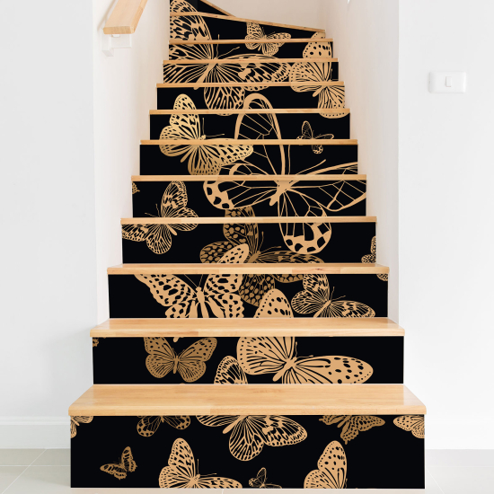 Vinilo Adhesivo para escaleras - Mariposas