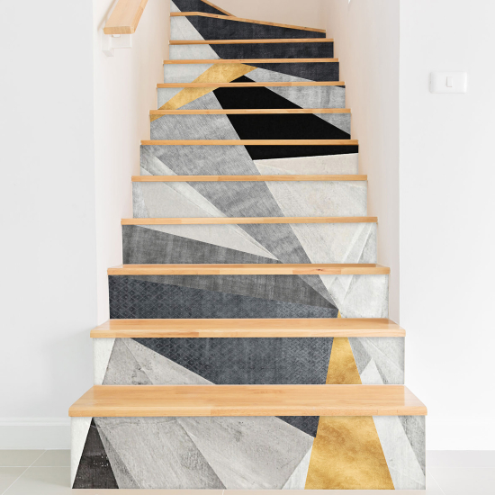 Vinilo Adhesivo para escaleras - Motivo Geométrico
