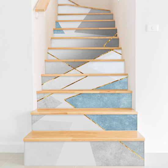 Vinilo Adhesivo para escaleras - Motivo Geométrico