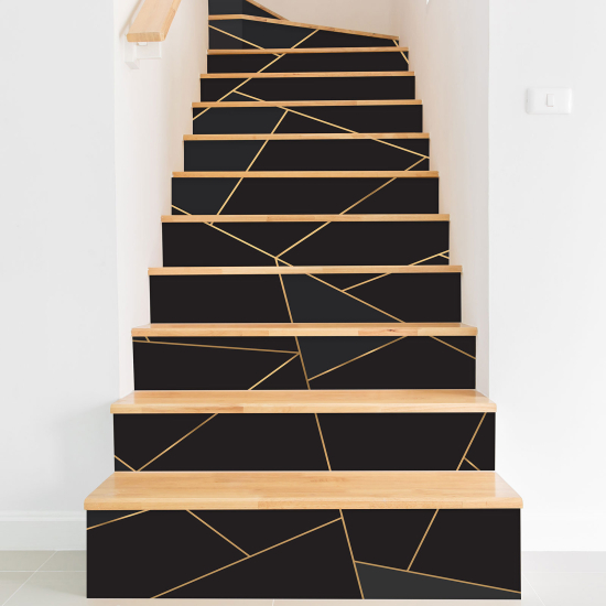 Vinilo Adhesivo para escaleras - Motivo geométrico