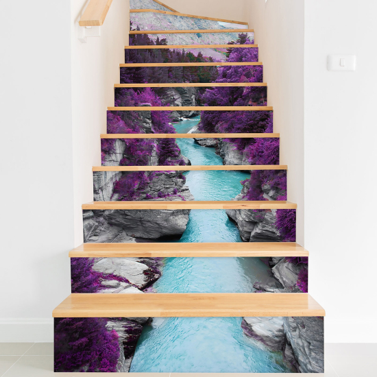 Vinilo Adhesivo para escaleras - Río