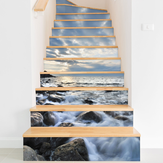Vinilo Adhesivo para escaleras - Vista Mar
