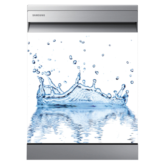 Vinilo Adhesivo para lavavajillas - Agua