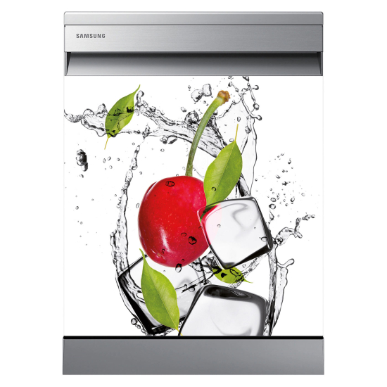 Vinilo Adhesivo para lavavajillas - Cereza