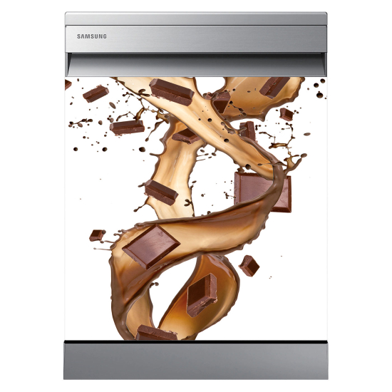 Vinilo Adhesivo para lavavajillas - Chocolate