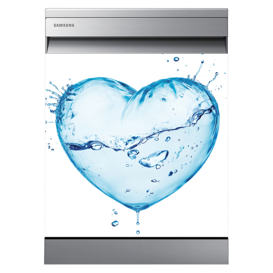 Vinilo Adhesivo para lavavajillas - Corazón