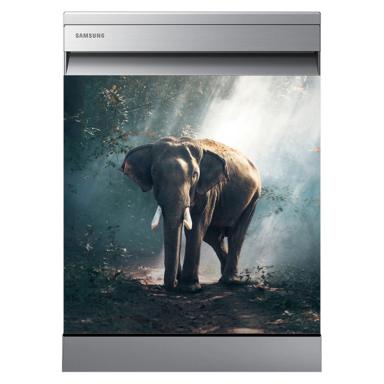 Vinilo Adhesivo para lavavajillas - Elefante