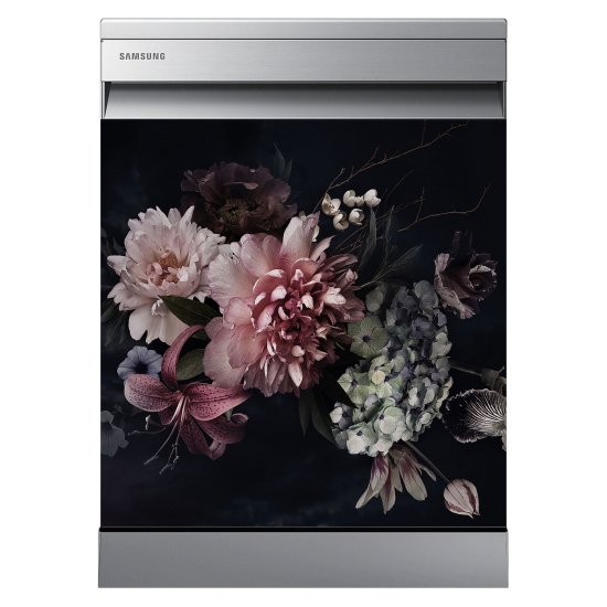Vinilo Adhesivo para lavavajillas - Flores