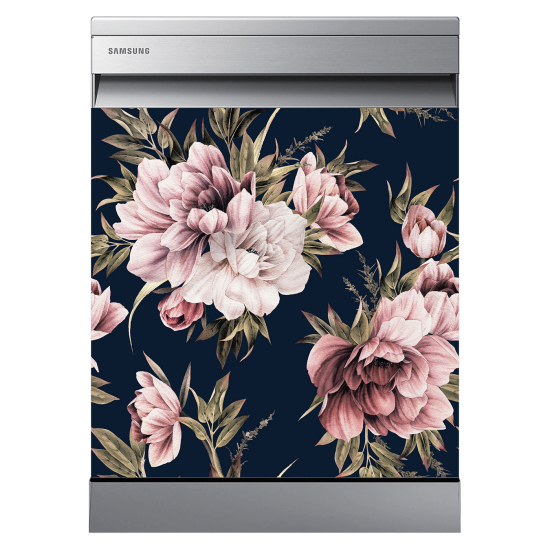 Vinilo Adhesivo para lavavajillas - Flores
