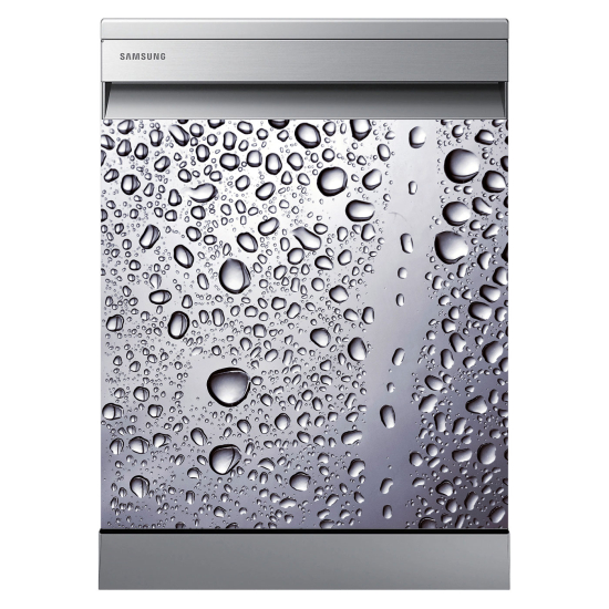 Vinilo Adhesivo para lavavajillas - Gotas de agua