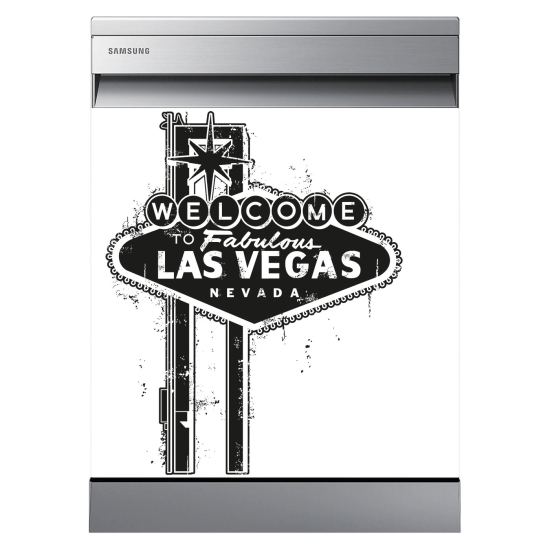 Vinilo Adhesivo para lavavajillas - Las Vegas