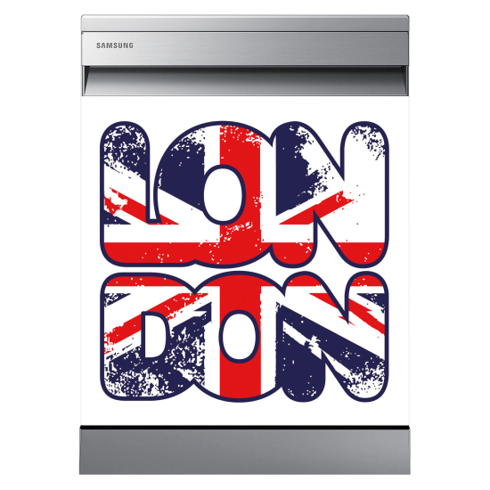 Vinilo Adhesivo para lavavajillas - Londres