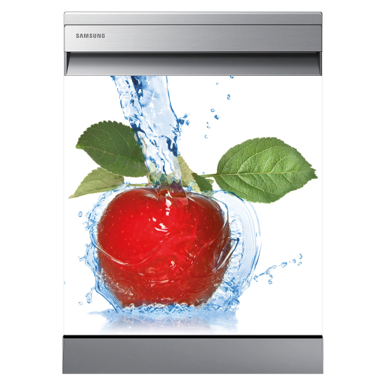 Vinilo Adhesivo para lavavajillas - Manzana