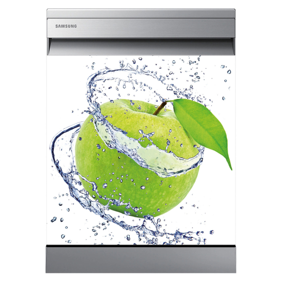 Vinilo Adhesivo para lavavajillas - Manzana