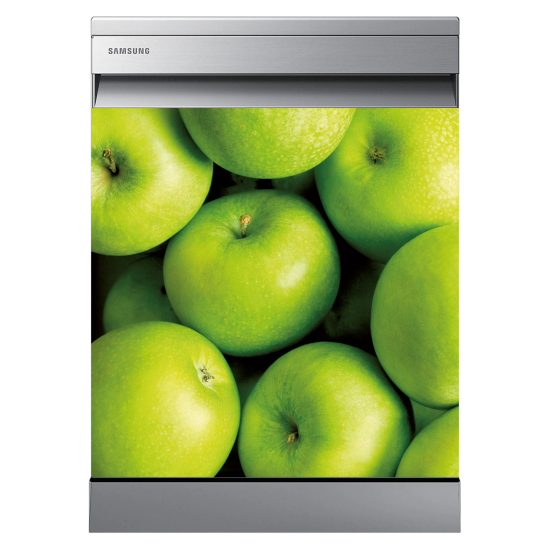 Vinilo Adhesivo para lavavajillas - Manzanas