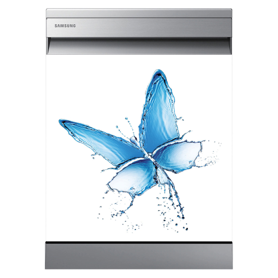 Vinilo Adhesivo para lavavajillas - Mariposa