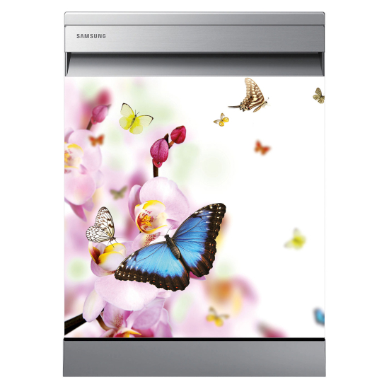 Vinilo Adhesivo para lavavajillas - Mariposas