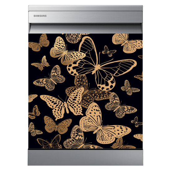 Vinilo Adhesivo para lavavajillas - Mariposas