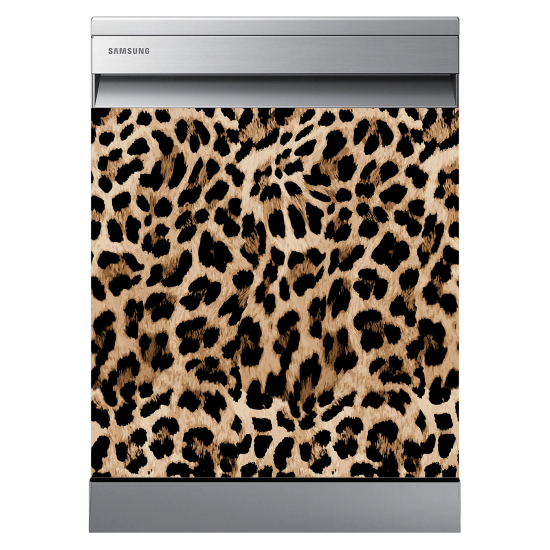 Vinilo Adhesivo para lavavajillas - Motivo Leopardo