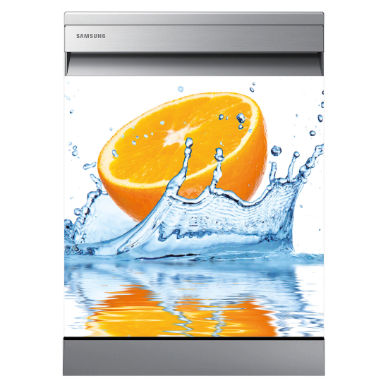 Vinilo Adhesivo para lavavajillas - Naranja