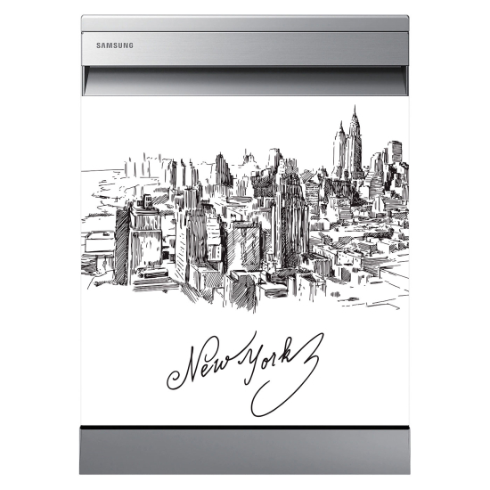 Vinilo Adhesivo para lavavajillas - Nueva York