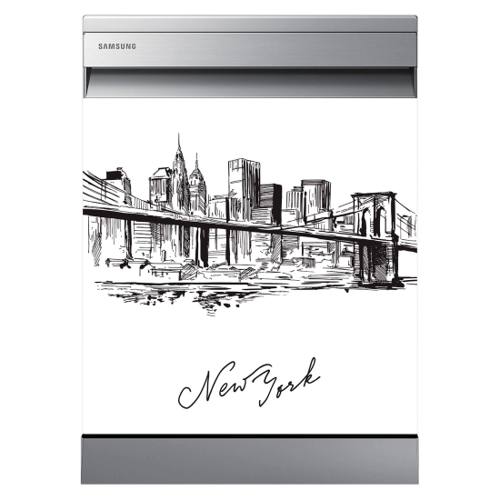 Vinilo Adhesivo para lavavajillas - Nueva York
