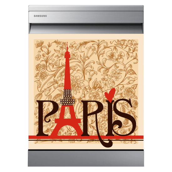 Vinilo Adhesivo para lavavajillas - París