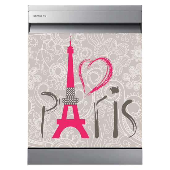 Vinilo Adhesivo para lavavajillas - París