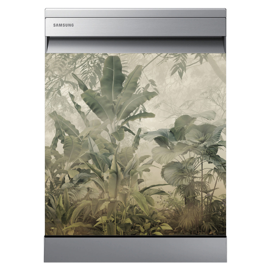 Vinilo Adhesivo para lavavajillas - Selva tropical