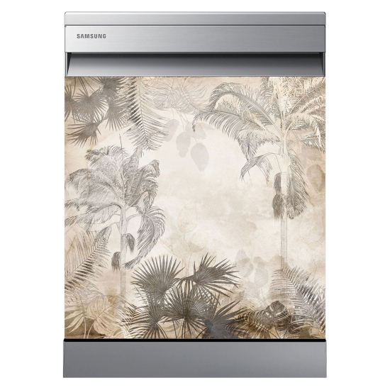 Vinilo Adhesivo para lavavajillas - Selva tropical