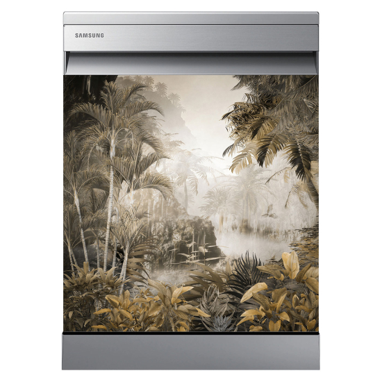 Vinilo Adhesivo para lavavajillas - Selva tropical