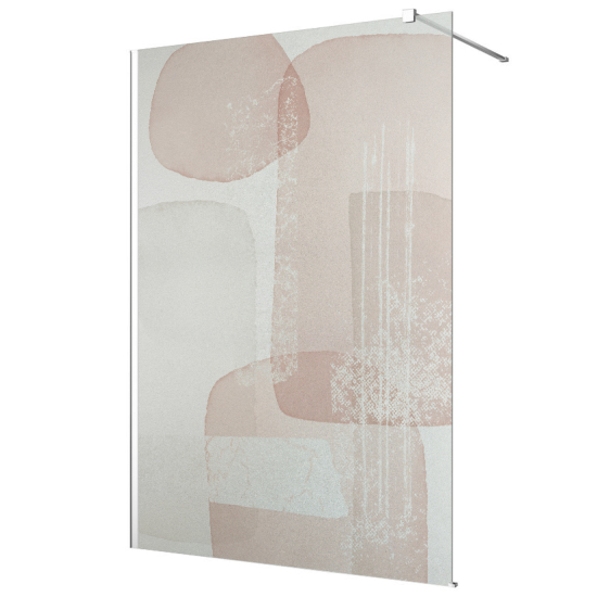 Vinilo Adhesivo para mampara de ducha esmerilado - Diseño