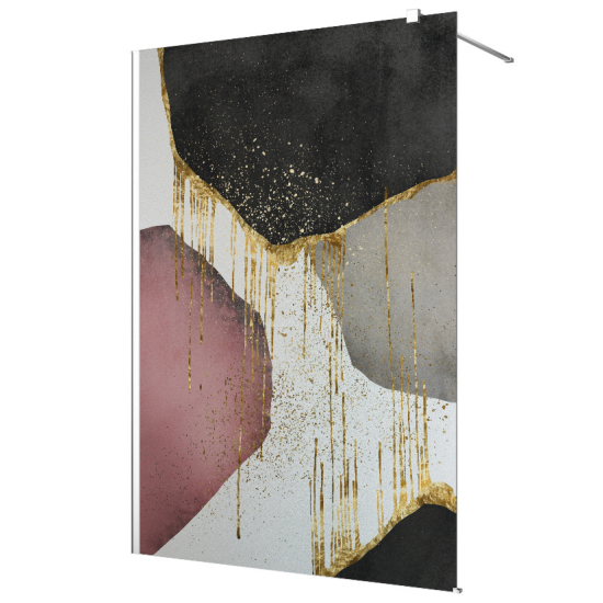 Vinilo Adhesivo para mampara de ducha esmerilado - Diseño