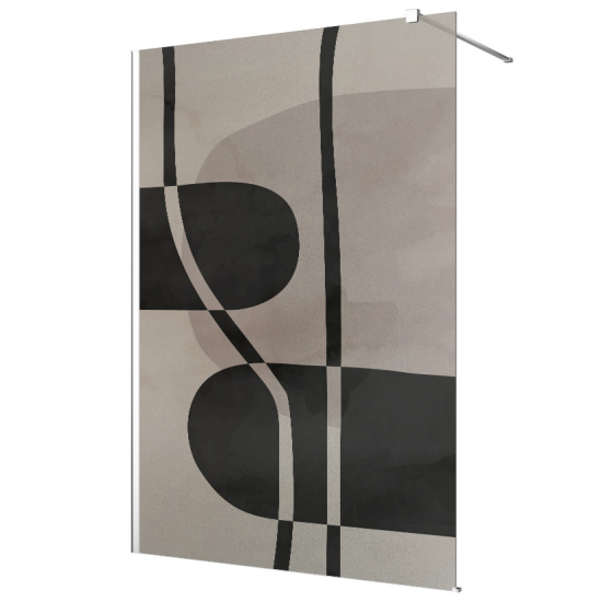 Vinilo Adhesivo para mampara de ducha esmerilado - Diseño