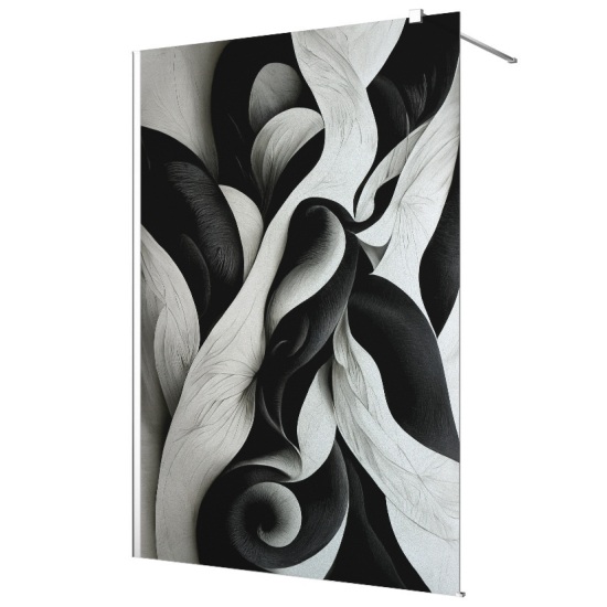 Vinilo Adhesivo para mampara de ducha esmerilado - Diseño