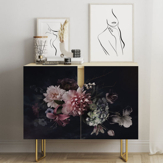 Vinilo Adhesivo para muebles - Flores