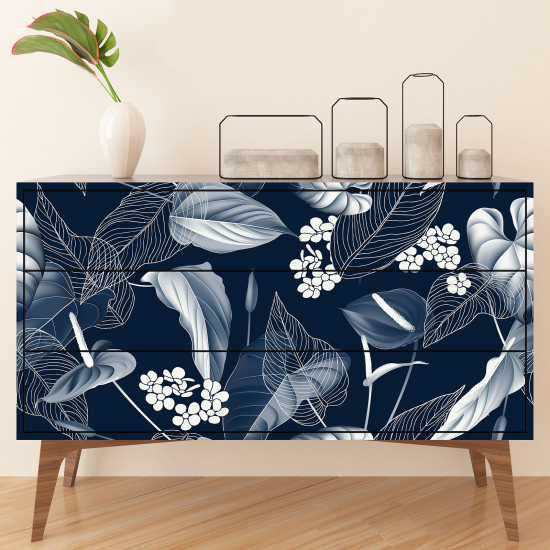 Vinilo Adhesivo para muebles - Flores